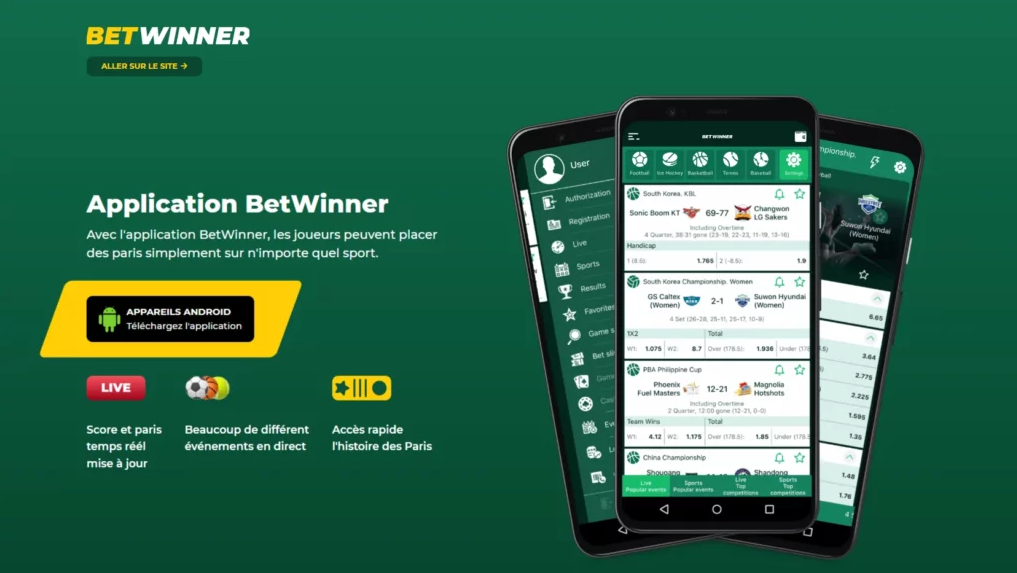 Découvrez l'univers de Betwinner Sports Bet